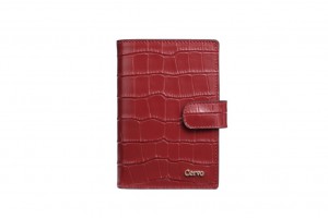 192080 CROC EMBOSSED LEATHER WALLET M SIZE